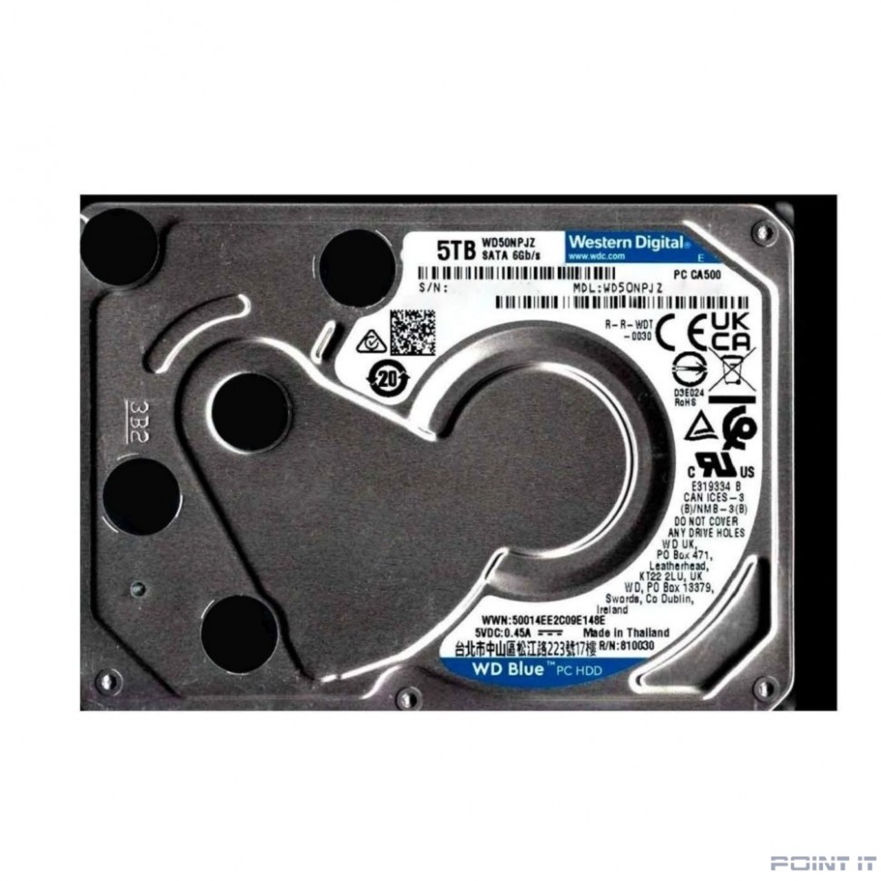 HDD WD SATA3 5Tb 2.5" Blue 4800 RPM 128Mb WD50NPJZ
