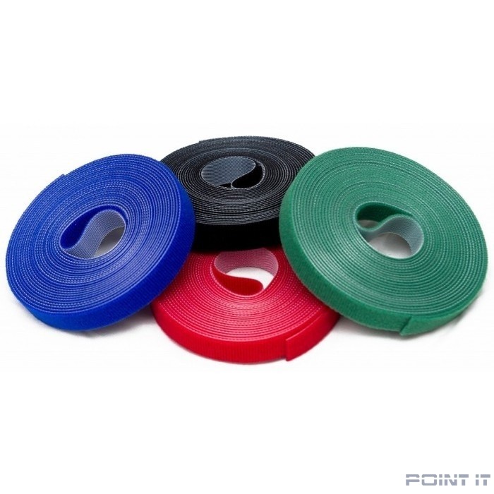 Hyperline WASNR-5x16-BL Лента (липучка) в рулоне, ширина 16 мм, длина 5 м, синяя