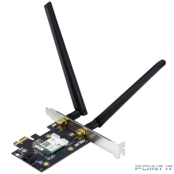 Сетевой адаптер WiFi + Bluetooth Asus PCE-AX3000 AX3000 PCI Express (ант.внеш.съем) 2ант.