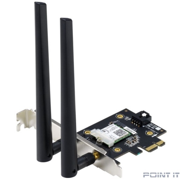 Сетевой адаптер WiFi + Bluetooth Asus PCE-AX3000 AX3000 PCI Express (ант.внеш.съем) 2ант.