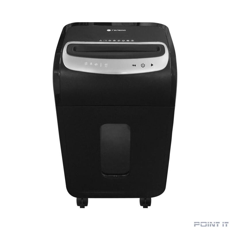 ГЕЛЕОС Уничтожитель документов УМ35-5, (DIN P-5), фрагмент 1,9х14мм, 24-27 лист (70г/м2), CD/пл.карты/скрепки/скобы, 35 литров