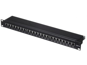 Патч-панель FTP, 19, 24 порта RJ45, cat.6, 1U, Dual Type, NETKO Expert CKC