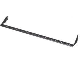Кабельный органайзер 19, 1U, металлический, для патч панелей 52078, 67033, 66994, черный