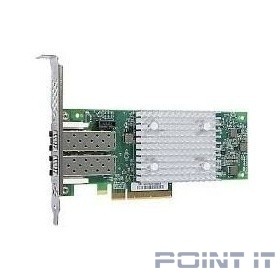 QLogic 32Gb Dual Port FC HBA, PCIe Gen3 x8, SR LC multi-mode optic (QLE2742-SR-CK)