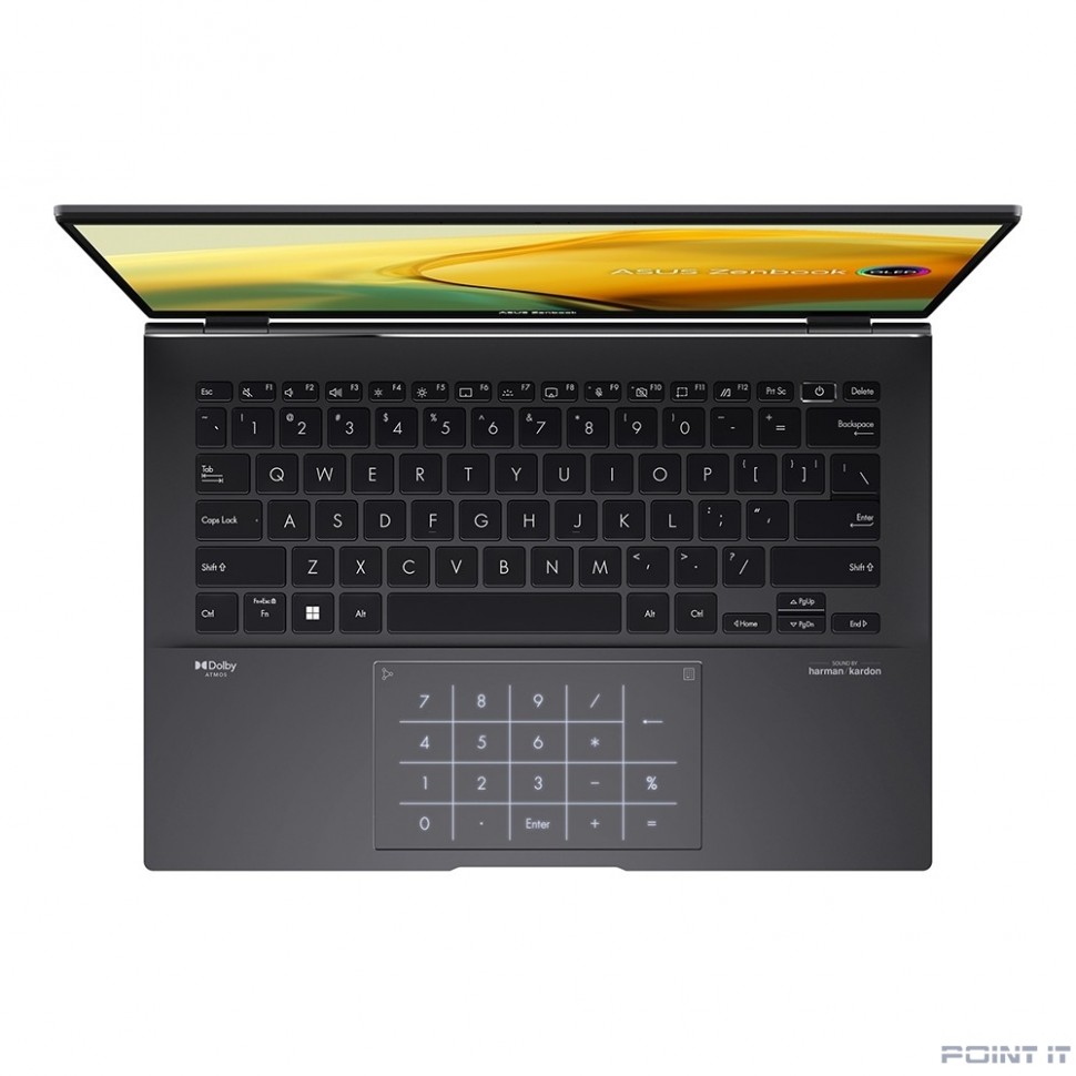 Ноутбук ASUS Zenbook 14 UM3402YA [90NB0W95-M01LK0] Black 14" {WQXGA (2560 x 1600) Ryzen 5 7430U/16Gb/1Tb SSD/VGA int/noOS}