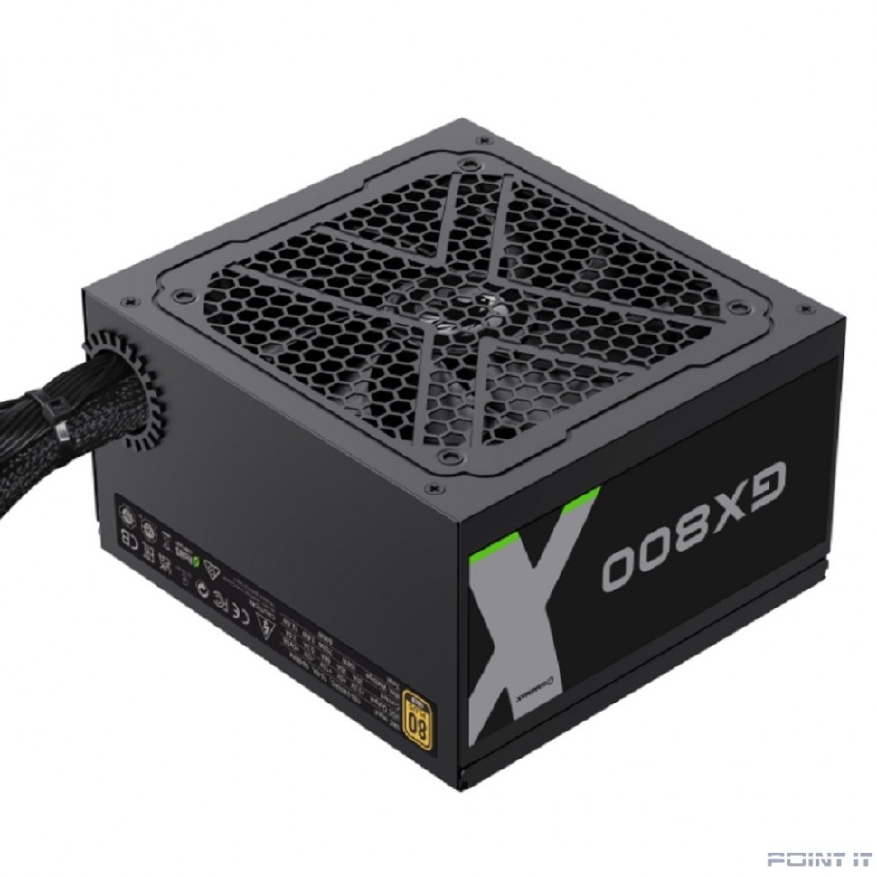 GameMax Блок питания ATX 800W GX-800, Black