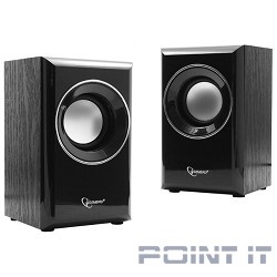 Акустич. система 2.0 Gembird SPK-204 {МДФ, черный ,2х3 Вт,USB-питание}