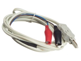 Шнур тестовый с зажимами двухполюсный, 1,5м NETKO Optima