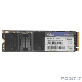 Накопитель SSD Netac PCI-E 3.0 256Gb NT01NV2000-256-E4X NV2000 M.2 2280
