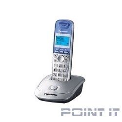 Panasonic KX-TG2511RUS (серебристый) {АОН, Caller ID,спикерфон на трубке,переход в Эко режим одним нажатием}