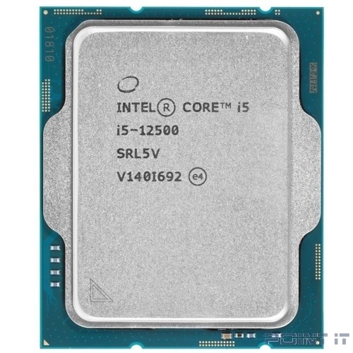 CPU Intel Core i5-12500 Alder Lake OEM {3.0 ГГц/ 4.6 ГГц в режиме Turbo, 18MB, Intel UHD Graphics 770, LGA1700}