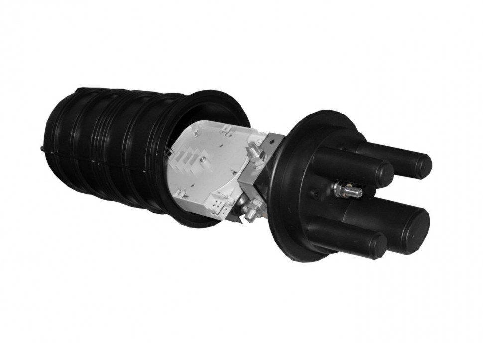 Оптическая тупиковая муфта GJS 2-D, вертикальная, малогабаритная, 24/48 волокон