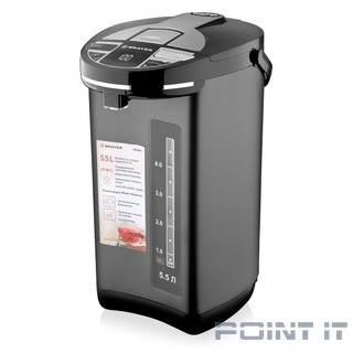 BRAYER 1091BR Термопот,1450 Вт, 5,5 л, 2 спос.подач.воды, LCD-дисп, поддерж.темпер,блокировка