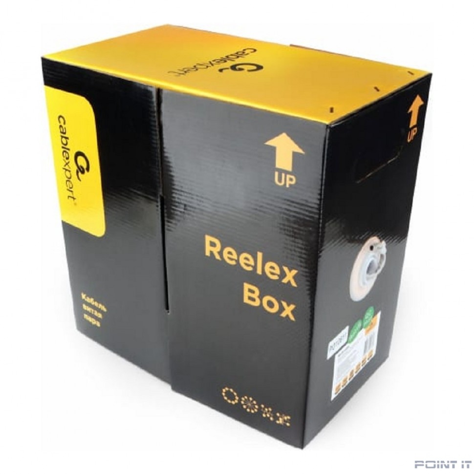 Cablexpert [UPC-5004E-SOL] Кабель UTP кат.5e, 4 пары, 0.48 mm (305 м pullbox), CCA однож.