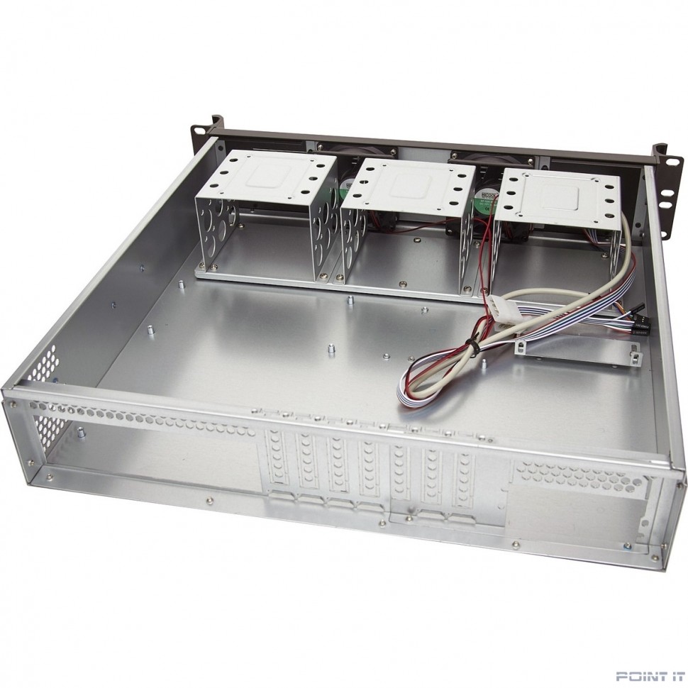 Exegate EX281968RUS Серверный корпус ExeGate Pro 2U420-06 <RM 19", высота 2U, глубина 420, БП 2U-500ADS, USB>