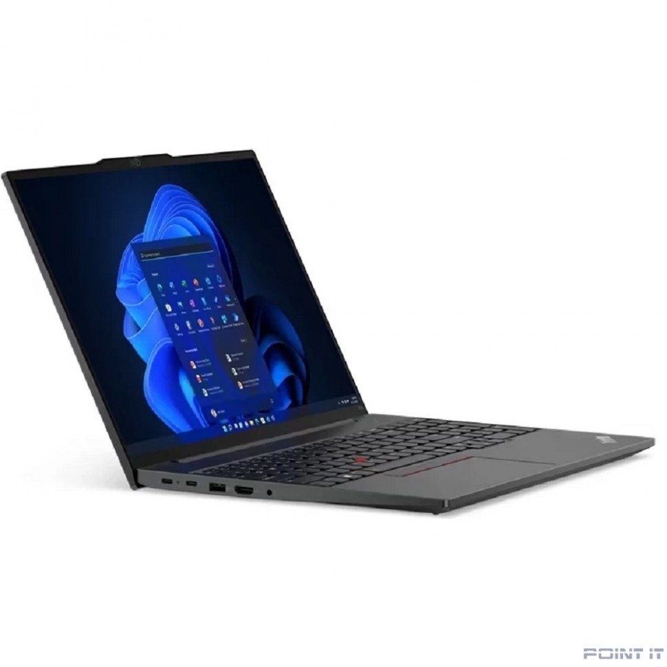 Ноутбук Lenovo ThinkPad E16 G1 [21JTS0A200] (КЛАВ.РУС.ГРАВ.) Black 16" {WUXGA IPS Ryzen 5 7530U(2.0GHz)/16GB/512GB SSD/DOS/клавиатура c подсветкой}