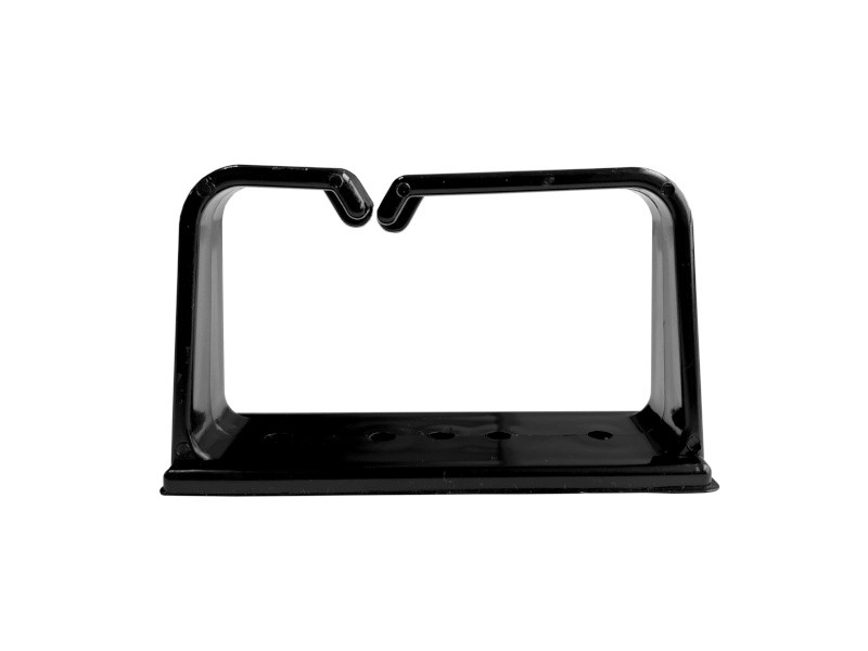 Кабельный органайзер кольцевой, 1 пластик. кольцо, черный