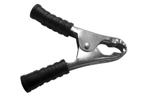 Зажим крокодил, 100A, черный, L=108±5мм, NETKO Optima