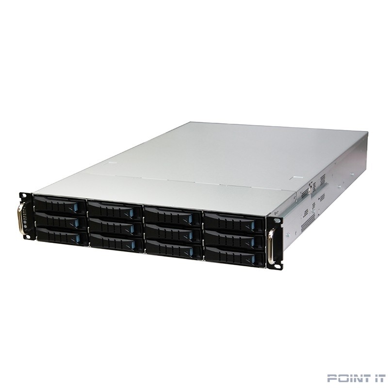 AIC XE1-2ET00-08 RSC-2ET, 2U, 12x 3.5" hot-swap bays, tool-less 3.5" and 2.5" HDD tray, 800W CRPS redundant power supply, 2x 15mm 2.5"HDD internal OS, low profile rear panel, rail, 2U12 SAS 12G