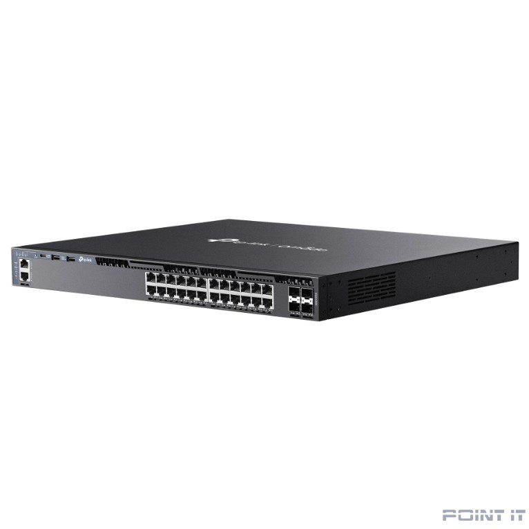 TP-Link SG6428X Стекируемый управляемый коммутатор 3-го уровня Omada с 24 гигабитными портами и 4 портами SFP+