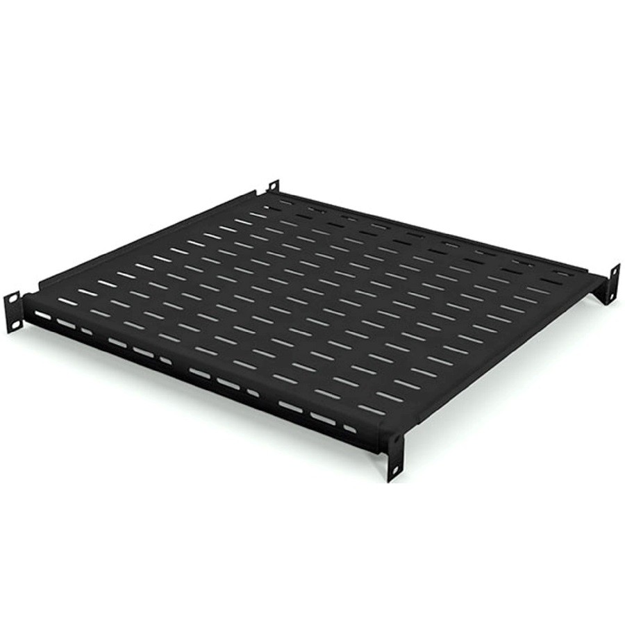 Полка для шкафа глубиной 1000 (443х800), с ушками, черная, 60 кг