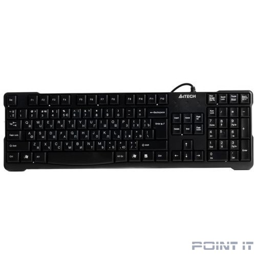 Клавиатура A4Tech KR-750 черный USB