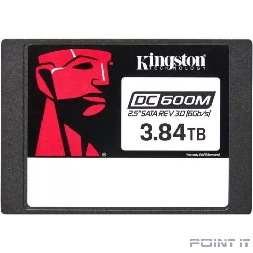 SSD жесткий диск SATA2.5" 3.84TB SEDC600M/3840G KINGSTON