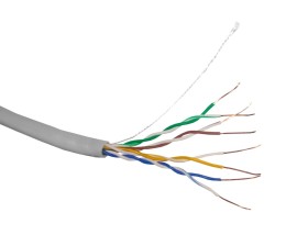 Кабель UTP4 cat.5е, одножильный, 305м, Cu, Проходит Fluke тест, серый, NETKO Optima Silver