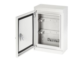 Коробка распределительная металлическая  (В40хШ28хГ14см), замок