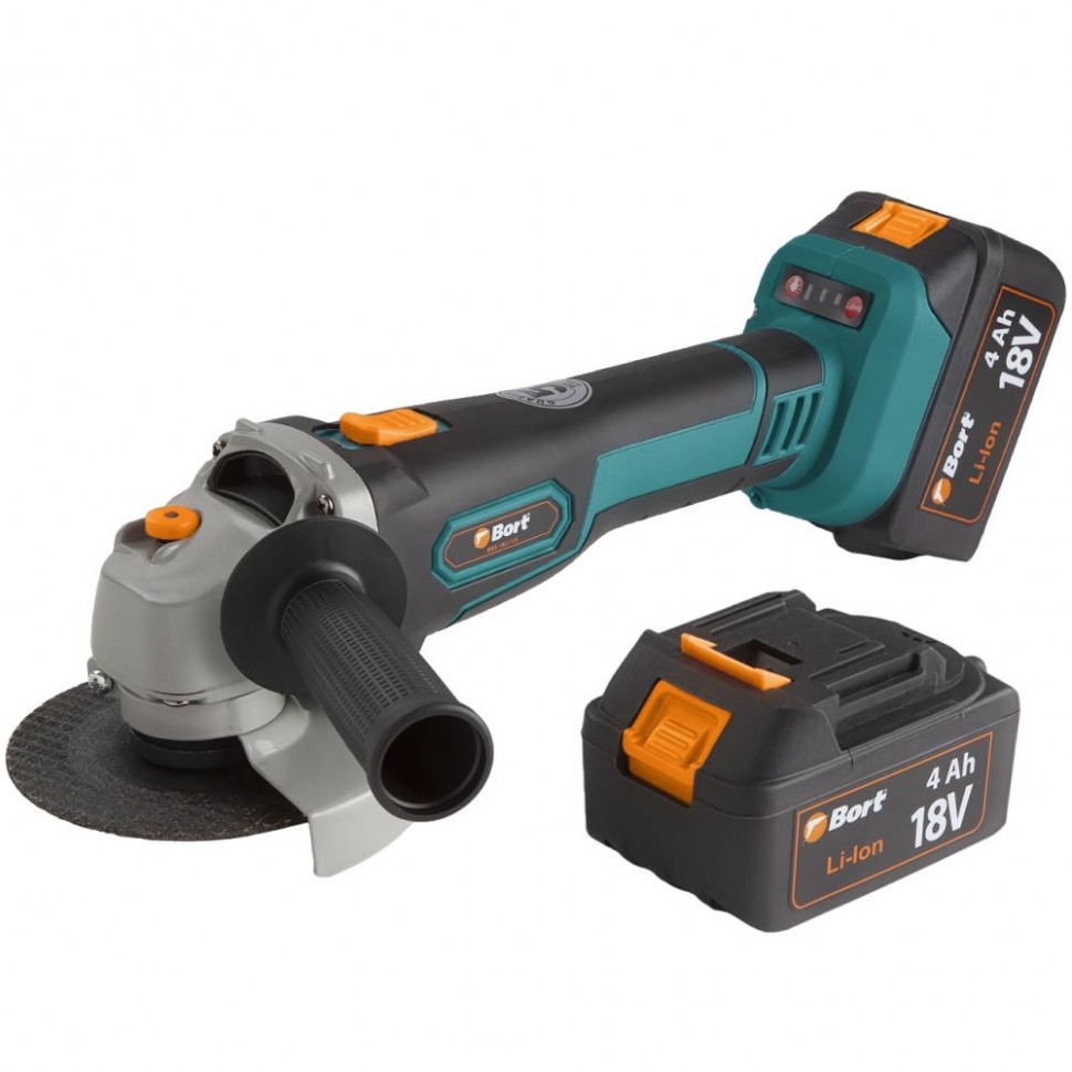 Машина шлифовальная угловая BWS-18LI-125, 93722340, 18В., 125мм., BORT