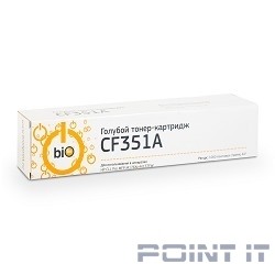 Bion CF351A Картридж для HP CLJ Pro MFP M176N/M177FW C, 1000 страниц [Бион]