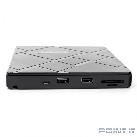 USB 3.0 Gembird DVD-USB-04 пластик, со встроенным кардридером и хабом черный
