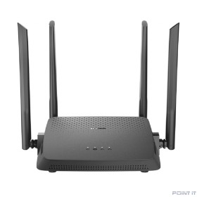 D-Link DIR-825/RU/R7A Беспроводной двухдиапазонный гигабитный маршрутизатор AC1200 Wave 2 с поддержкой MU-MIMO, EasyMesh, 3G/LTE и USB-портом