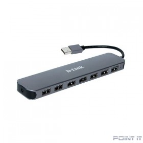D-Link DUB-H7/E1A Концентратор с 7 портами USB 2.0 (1 порт с поддержкой режима быстрой зарядки)