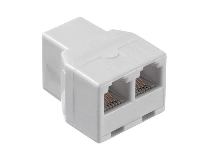 Переходник телефонный гнездо RJ11 (6p4c) на два гнезда RJ11 (6p4c), NETKO Optima