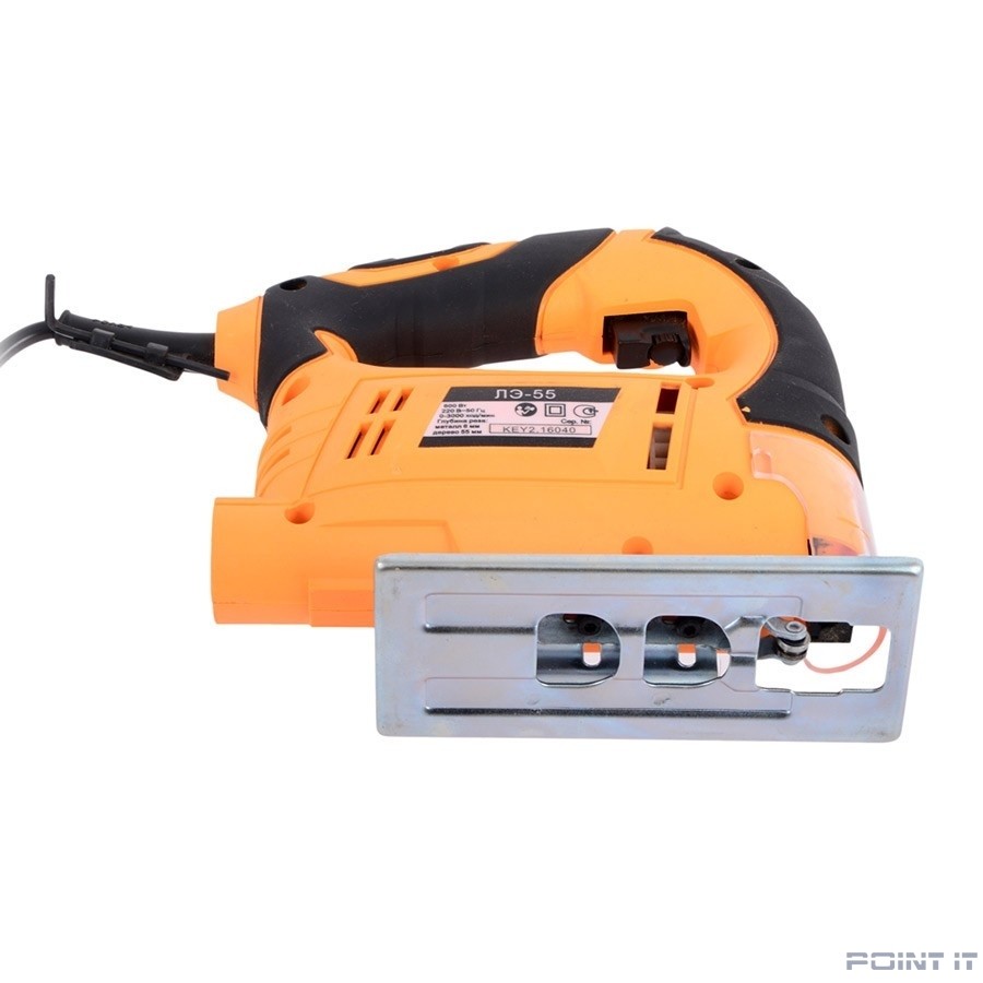 ВИХРЬ ЛЭ-55 Лобзик [72/9/1] { 600 Вт, 3000 ход/мин, металл, дерево 6мм/55мм, 1.5 кг }