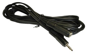 Удлинитель для наушников гнездо 3.5 мм стерео-штекер 3.5 мм стерео (5м), NETKO Optima