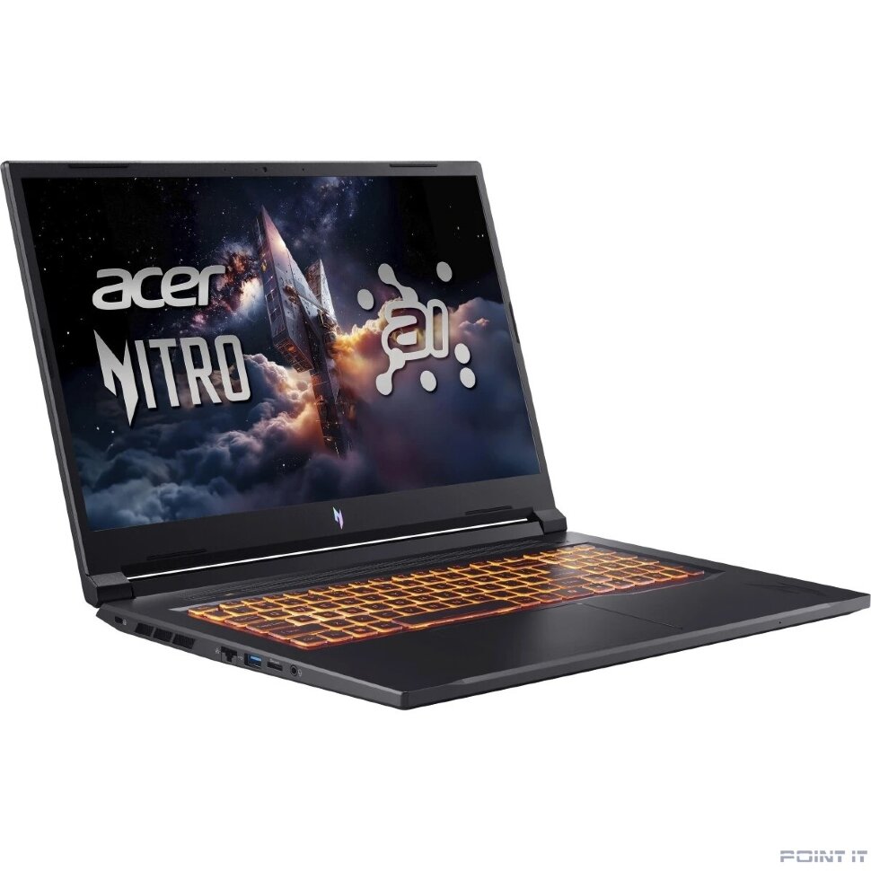 Ноутбук Acer Nitro V 17 AI ANV17-41-R9Q9 [NH.QYVCD.007] Black 17.3" {QHD Ryzen 7 260/ 16Gb /SSD1Tb/ RTX 5060 8Gb/noOs}