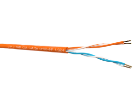 Кабель UTP2 cat.5e, одножильный, 305м, CCA, нг(А)-HF LSZH, оранжевый NETKO Optima