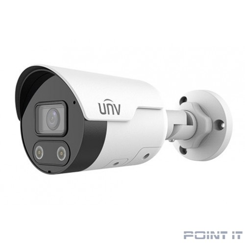 Uniview IPC2122LE-ADF28KMC-WL-RU Видеокамера IP цилиндрическая, 1/2.8" 2 Мп КМОП @ 30 к/с, ColorHunter, ИК-подсветка и подсветка видимого спектра до 30м., EasyStar 0.003 Лк @F1.6, объектив 2.8 мм, WDR