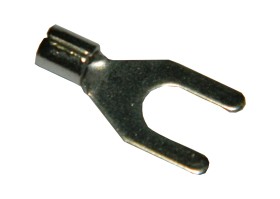 Вилочный кабельный наконечник SNBL 5.5-6 (НВ d=6,4мм) 4-6мм2, неизолированный, 100 шт, NETKO Optima