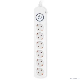 Ippon Сетевой фильтр BK-6-EU-3-16-W 3м (6 розеток) белый (коробка) (1804838)