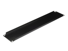 Заглушка 19'' 2 U, без крепежа, черная