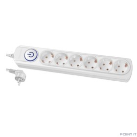 Ippon Сетевой фильтр BK-6-EU-5-16-W, 5м, белый (1804847)