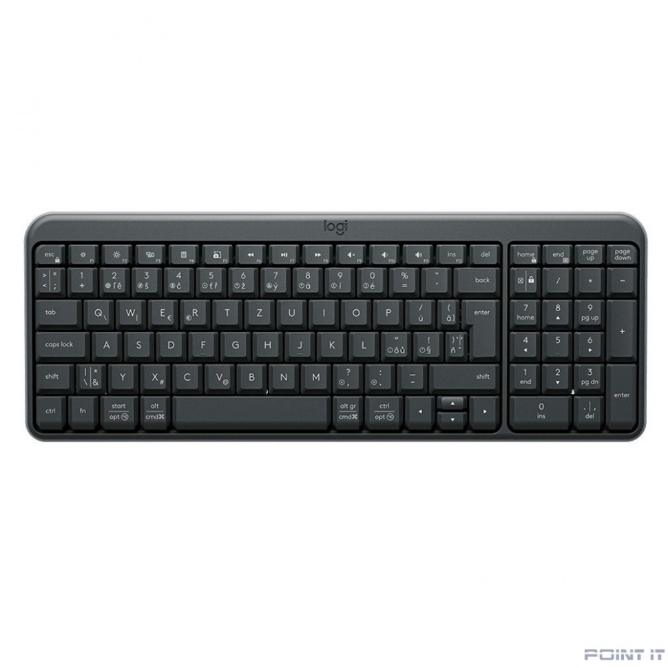 920-013452 Logitech Клавиатура K250 Graphite Wireless оригинальная заводская гравировка RU/LAT