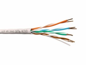 Кабель U/UTP4 cat.5e, 4 пары 24 AWG BC, 305м, многожильный, FLUKE TEST, NETKO Expert 