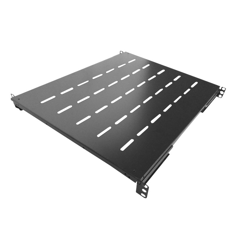 Полка для шкафа глубиной 800 (444х550) с ушками, черная, 60 кг