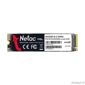 Накопитель SSD Netac PCI-E 3.0 512Gb NT01NV2000-512-E4X NV2000 M.2 2280