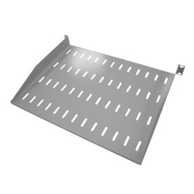 Полка консольная 1U, глубина 350, без крепежа, серая 