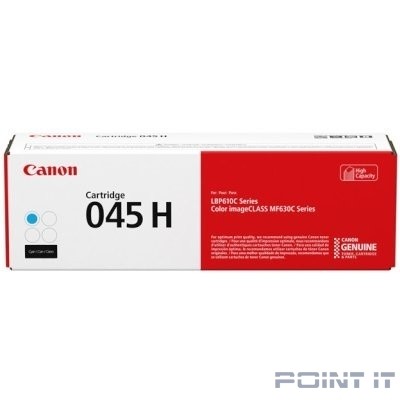 Canon Cartridge 045H C 1245C002 Картридж для i-SENSYS MF630. Голубой. 2 200 страниц (GR)